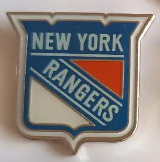 ХОККЕЙ ЗНАК НХЛ ЭМБЛЕМА НЬЮ ЙОРК РЭЙНДЖЕРС 1999 NHL NEW YORK RANGERS LOGO PIN