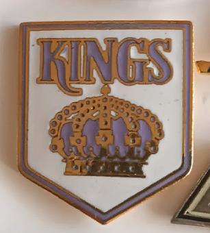 ХОККЕЙ ЗНАК HХЛ 1 ЭМБЛЕМА ЛОС АНДЖЕЛЕС КИНГЗ 1968-1975 NHL EMBLEM LA KINGS PIN 1