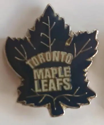 ХОККЕЙ ЗНАK НХЛ ЭМБЛЕМА ТОРОНТО МЭЙПЛ ЛИФС 1964-1967 NHL TORONTO MAPLE LEAFS PIN 1