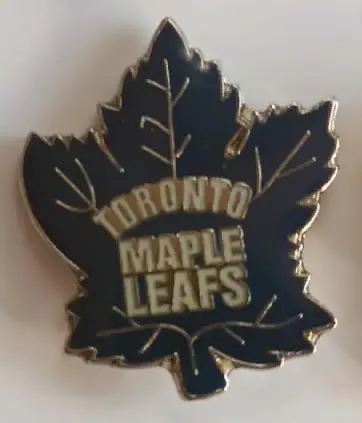 ХОККЕЙ ЗНАK НХЛ ЭМБЛЕМА ТОРОНТО МЭЙПЛ ЛИФС 1964-1967 NHL TORONTO MAPLE LEAFS PIN