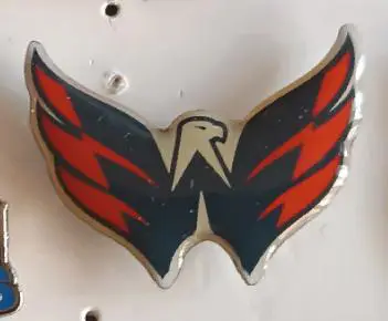 ХОККЕЙ ЗНАK НХЛ ЭМБЛЕМА ВАШИНГТОН КАПИТАЛ 2007 NHL WASHINGTON CAPITALS LOGO PIN 1