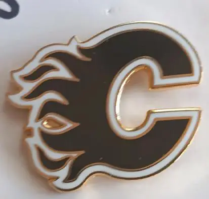 ХОККЕЙ ЗНАK НХЛ ЧЕРНЫЙ КАЛГАРИ ФЛЭЙМС 2003 NHL EMBLEM CALGARY FLAMES PIN
