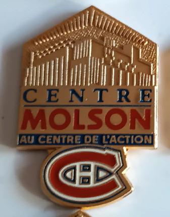 ХОККЕЙ ЗНАK НХЛ АРЕНА МОЛСОН ЦЕНТР МОНРЕАЛЬ NHL ARENA MOLSON CENTRE MONTREAL PIN