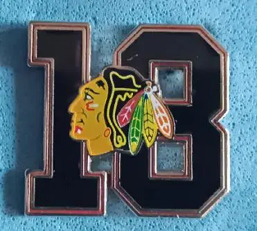 ХОККЕЙ ЗНАK НХЛ ЧИКАГО АНДРЕ САВАР NHL CHICAGO ANDRE SAVARD RETIREMENT #18 PIN 1