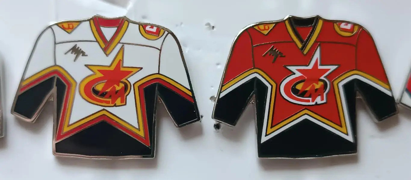 ЗНАК ФОРМЫ 2005 КОМАНД СУПЕРЛИГИ КХЛ РОССИИ МЕТАЛЛУРГ СЕРОВ RUSSIAN SUPER LEGAUE 1