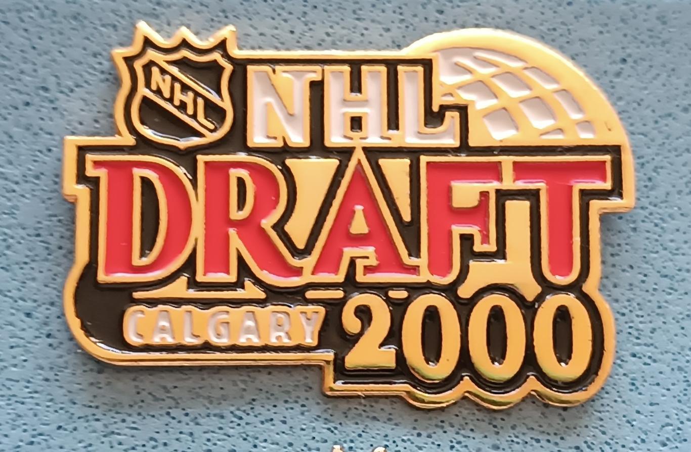 ЗНАК ХОККЕЙ НХЛ ДРАФТ КАЛГАРИ 2000 NHL DRAFT CALGARY PIN