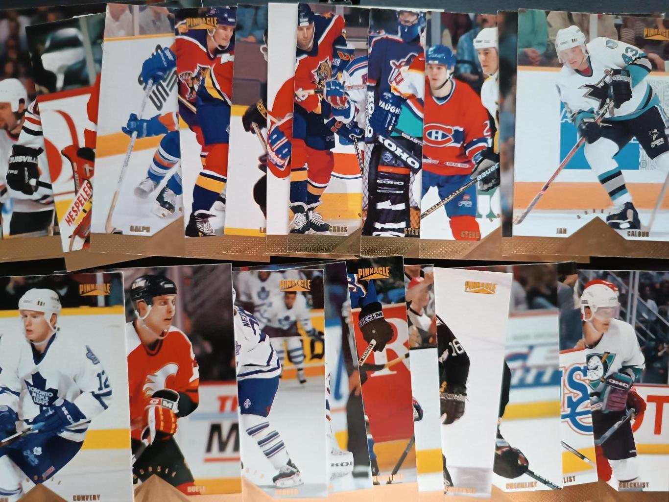ХОККЕЙ НАБОР КАРТОЧЕК НХЛ ПИННЕКЛ 1996-97 NHL PINNACLE CARD FULL SET #1-250 2