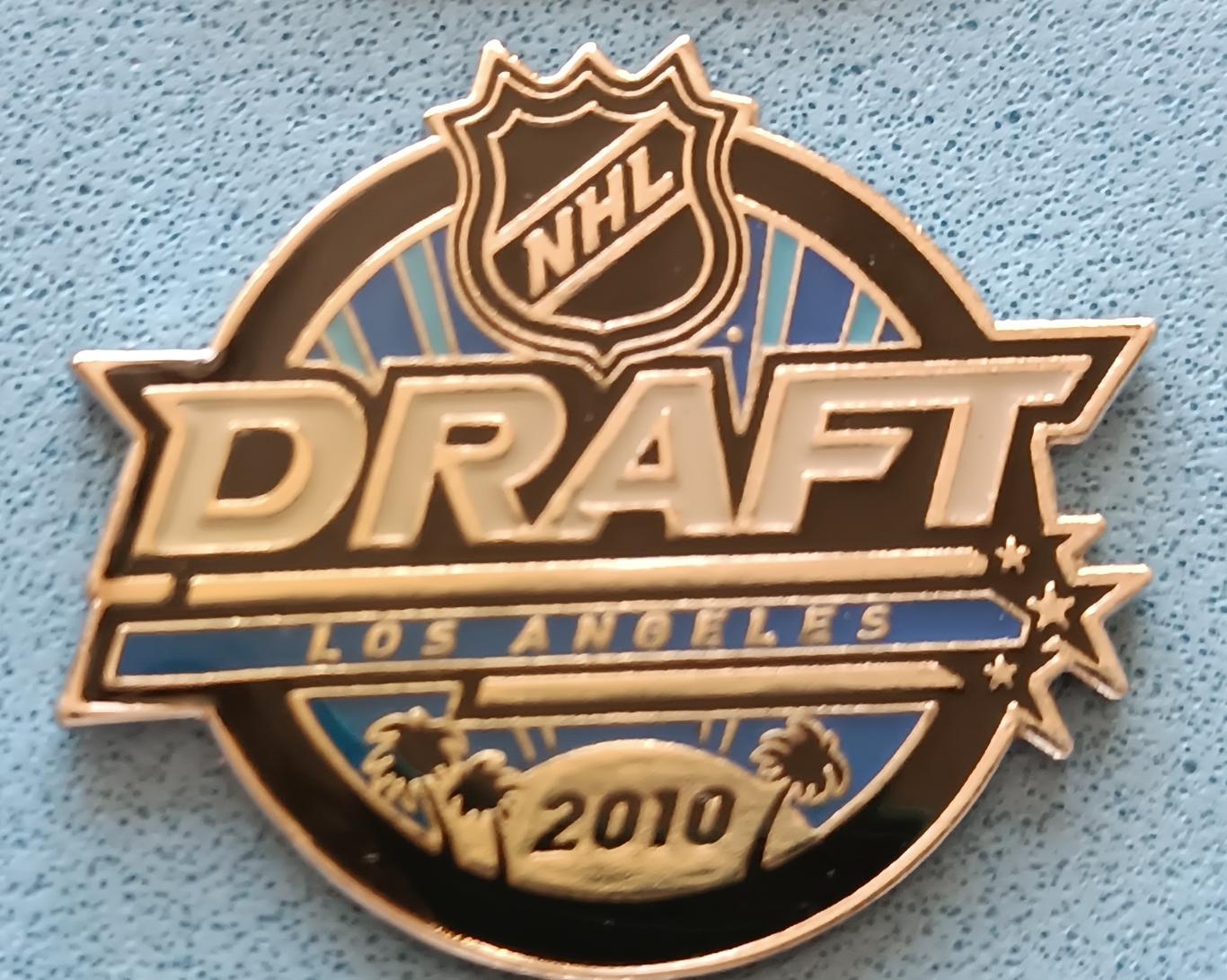 ЗНАК ХОККЕЙ НХЛ ДРАФТ ЛОС АНДЖЕЛЕС 2010 NHL DRAFT LOS ANGELES PIN