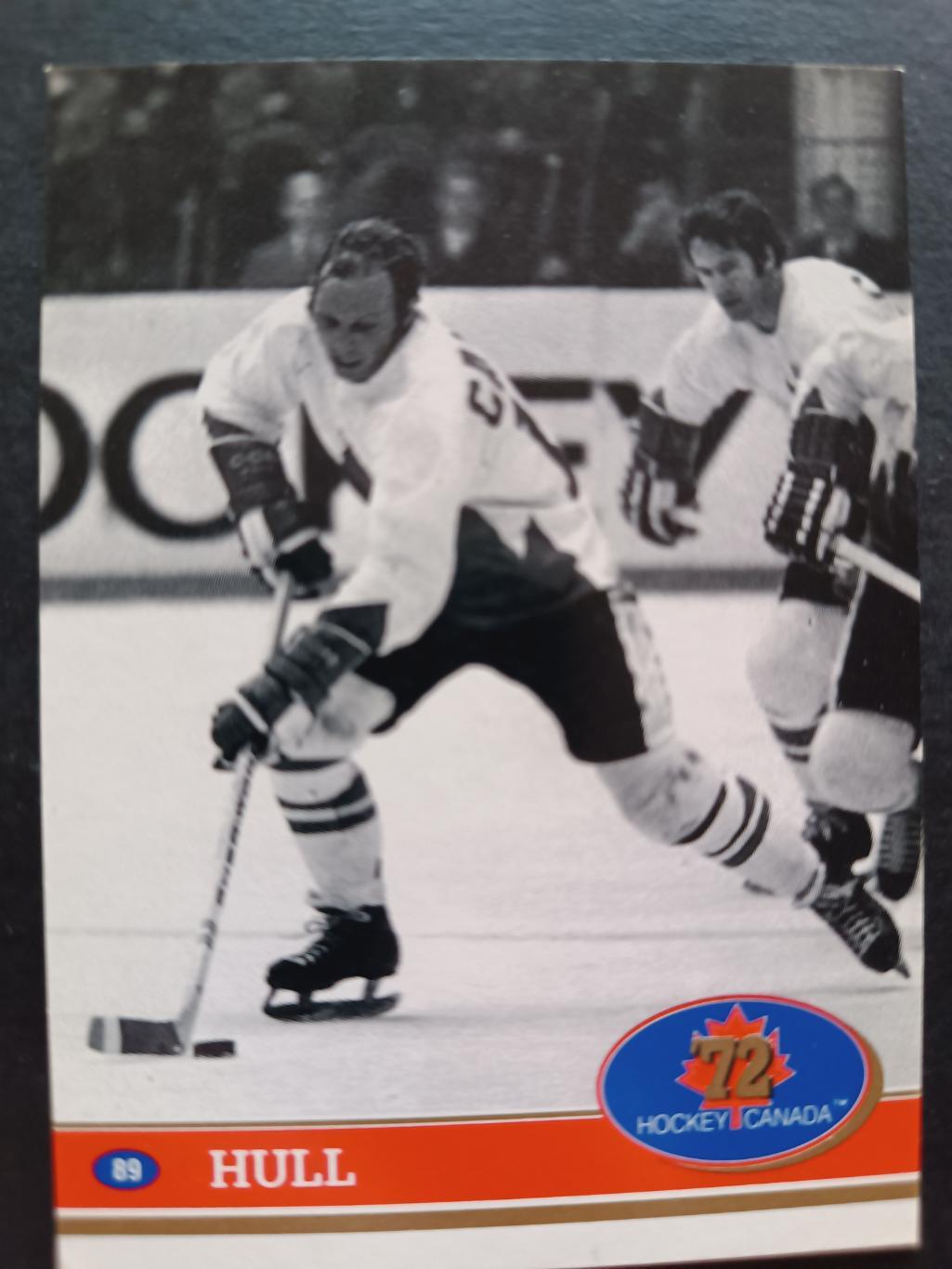 ХОККЕЙ КАРТОЧКА НХЛ NHL СССР - КАНАДА 1972 СУПЕРСЕРИЯ USSR CANADA CARD #89 2