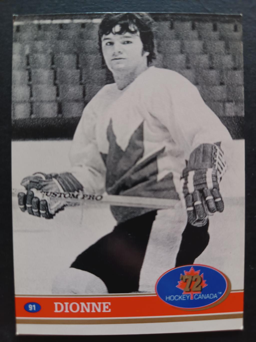 ХОККЕЙ КАРТОЧКА НХЛ NHL СССР - КАНАДА 1972 СУПЕРСЕРИЯ USSR CANADA CARD #91