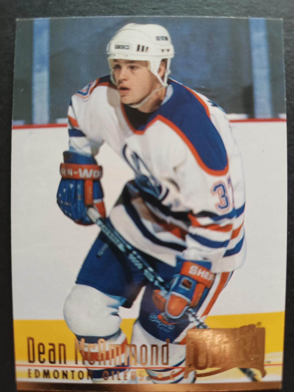 ХОККЕЙ КАРТОЧКА НХЛ FLEER ULTRA 1994-95 NHL DEAN MCAMMOND EDMONTON OILERS #292