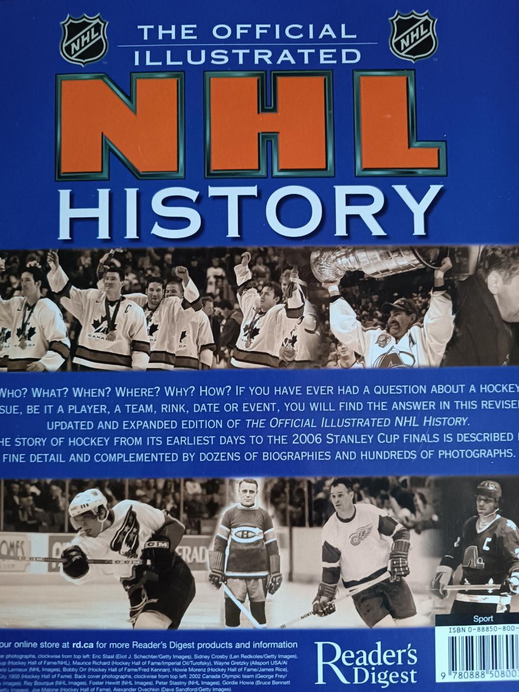 ХОККЕЙ КНИГА ИСТОРИЯ НХЛ 2000 THE OFFICIAL ILLUSTRATED NHL HISTORY BOOK 7