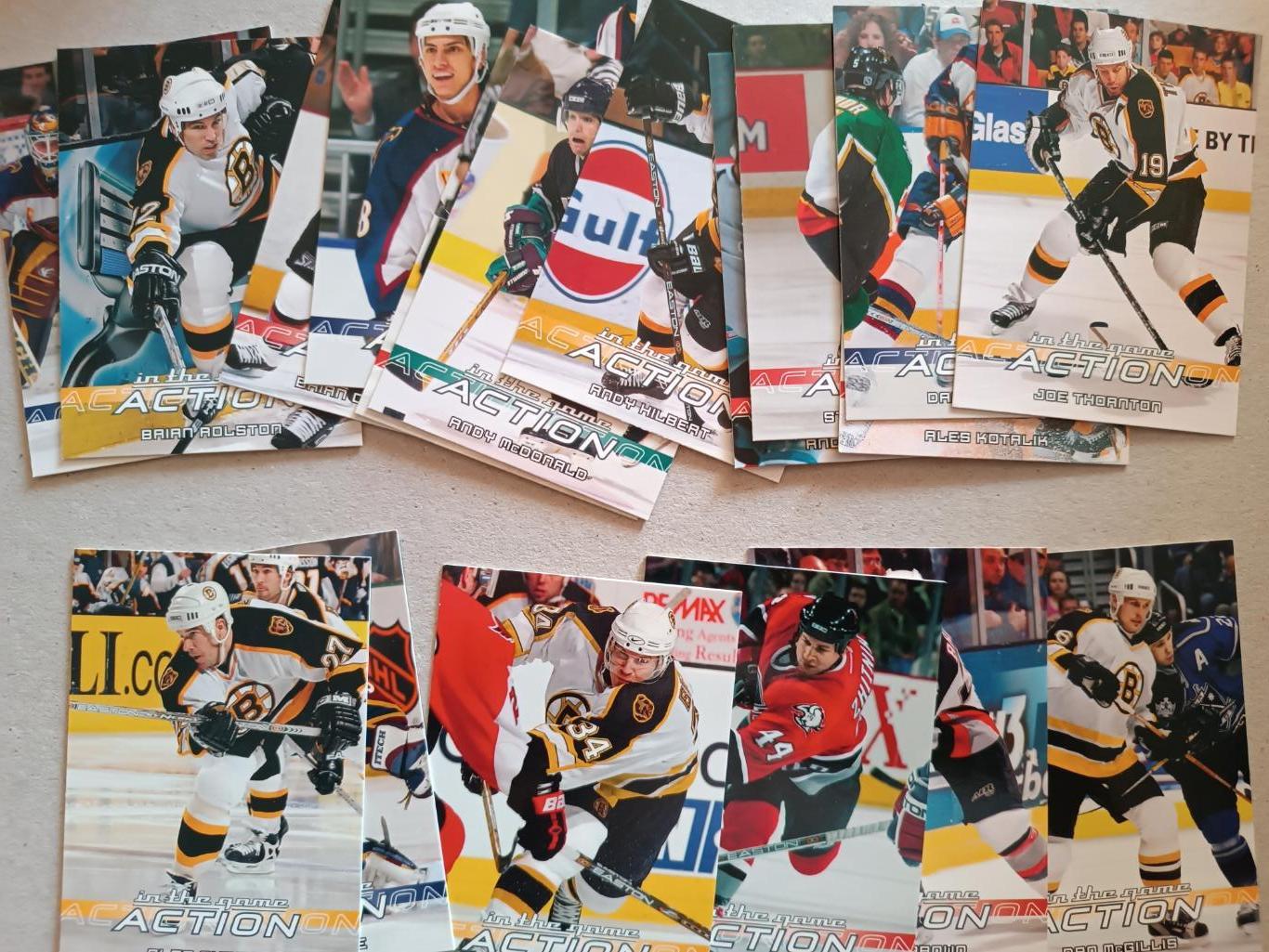 НАБОР КАРТОЧЕК НХЛ IN THE GAME 2003-04 NHL HOCKEY CARD FULL SET #1-600 2