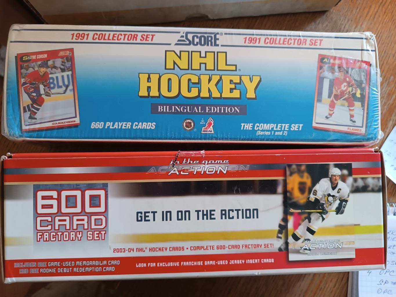 НАБОР КАРТОЧЕК НХЛ IN THE GAME 2003-04 NHL HOCKEY CARD FULL SET #1-600 7