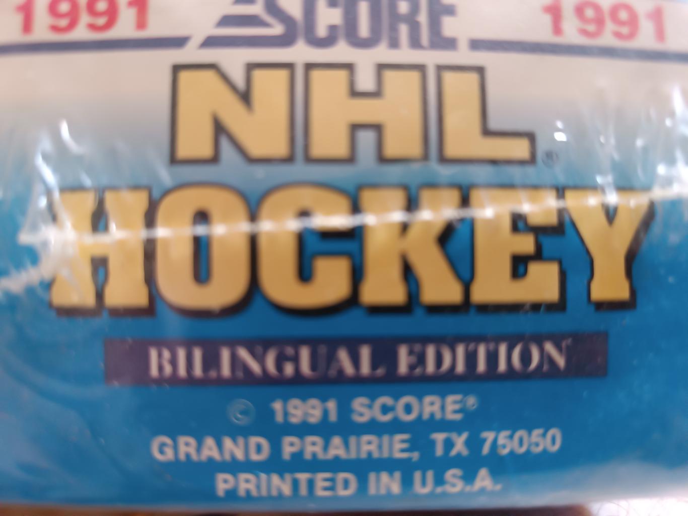 ХОККЕЙ НАБОР КАРТОЧЕК НХЛ 1991-92 SCORE OFFICIAL HOCKEY CARD SET #1-660 1