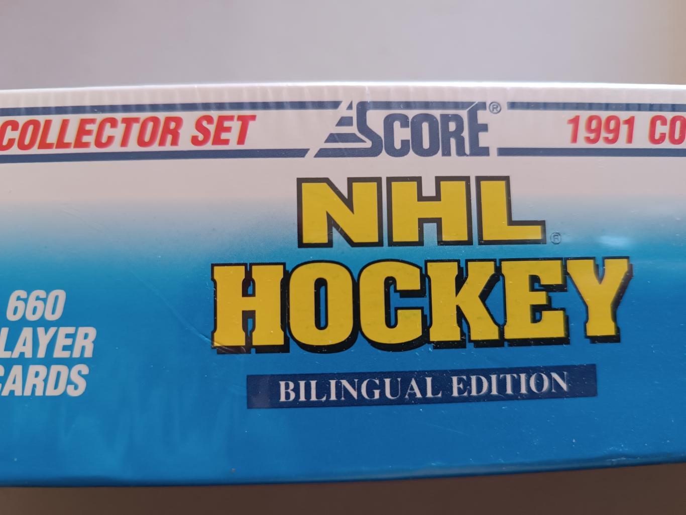 ХОККЕЙ НАБОР КАРТОЧЕК НХЛ 1991-92 SCORE OFFICIAL HOCKEY CARD SET #1-660 2