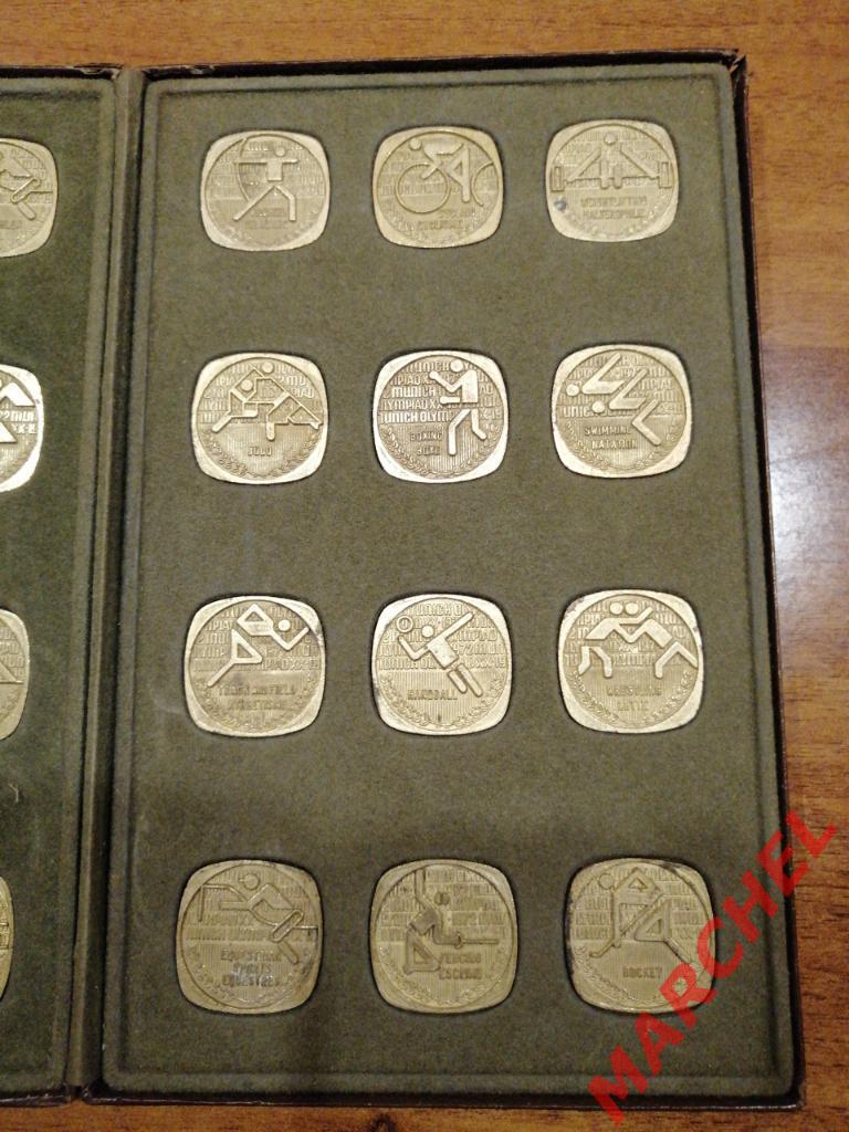 Набор медалей сборной Канады 1972 г. 1