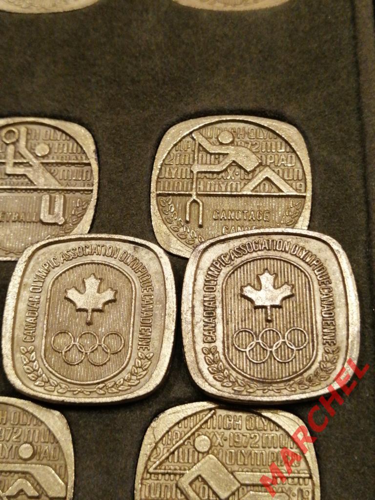 Набор медалей сборной Канады 1972 г. 3