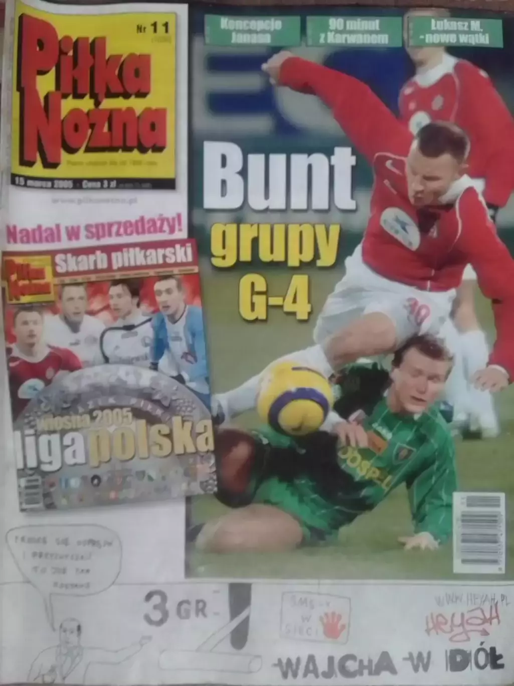 Pilka Nozna № 11. 2005 (Польша.) постер-. Оптом скидки 30%