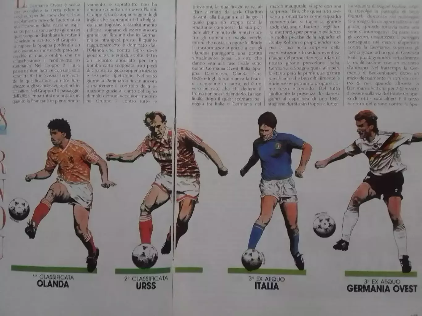 LA STORIA ЧЕМПИОНАТ ЕВРОПИ 1988! без заднего постера. Раритет. Оптом скидки 30%! 1