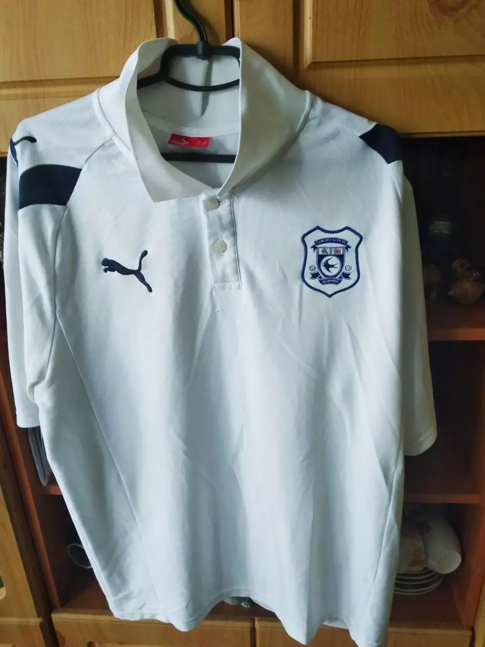Футболка коллекционная puma КАРДИФ СИТИ.CARDIF CITY.Оптом скидки 30%!