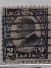 US Postage.1923 г.№490. Хардинг-2 цента.( гашеная.) коллекционная марка.