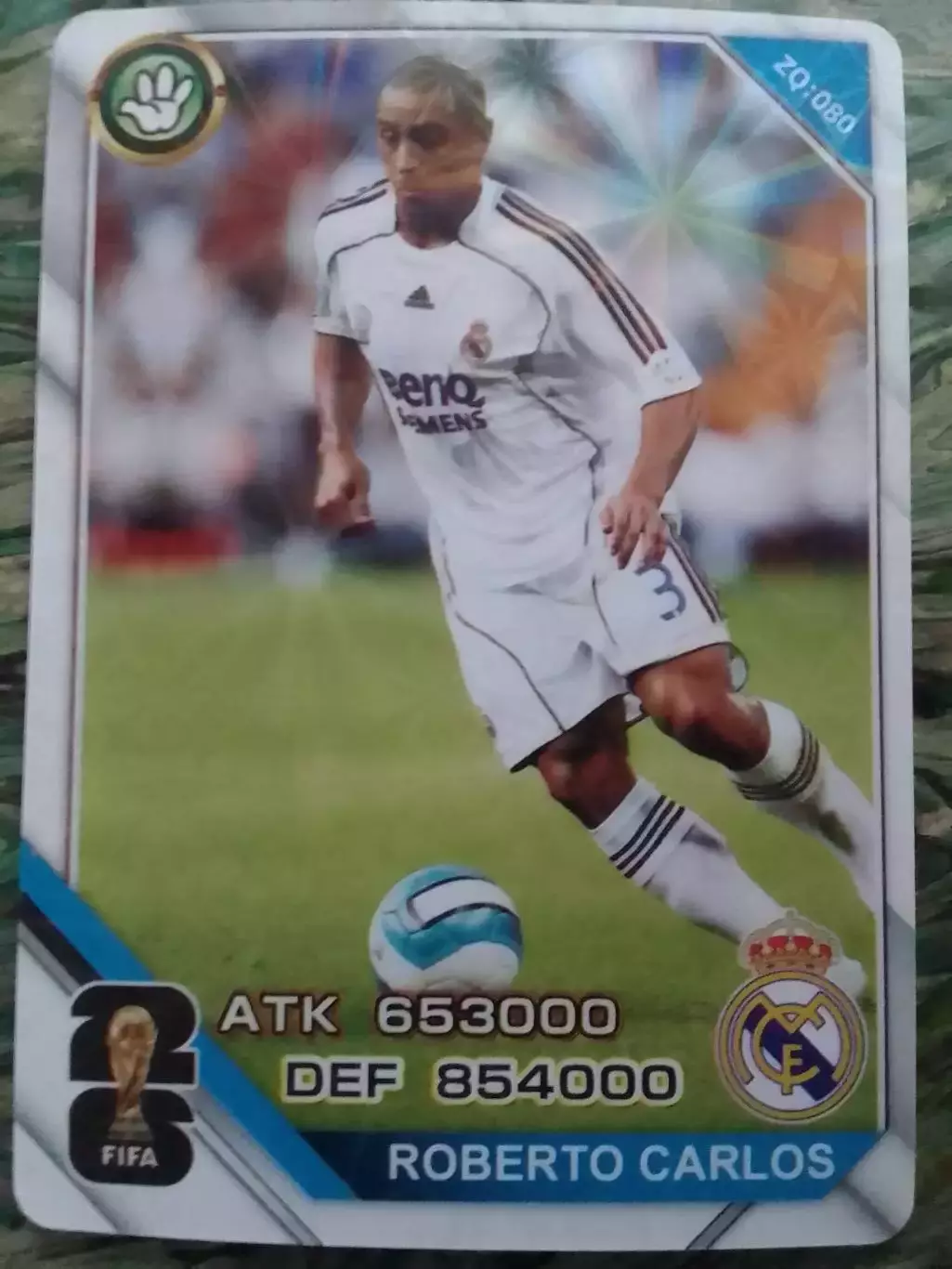 Карточка FIFA 26 Roberto CARLOS. Роберто КАРЛОС Бразилия, Реал. Оптом скидки 30%