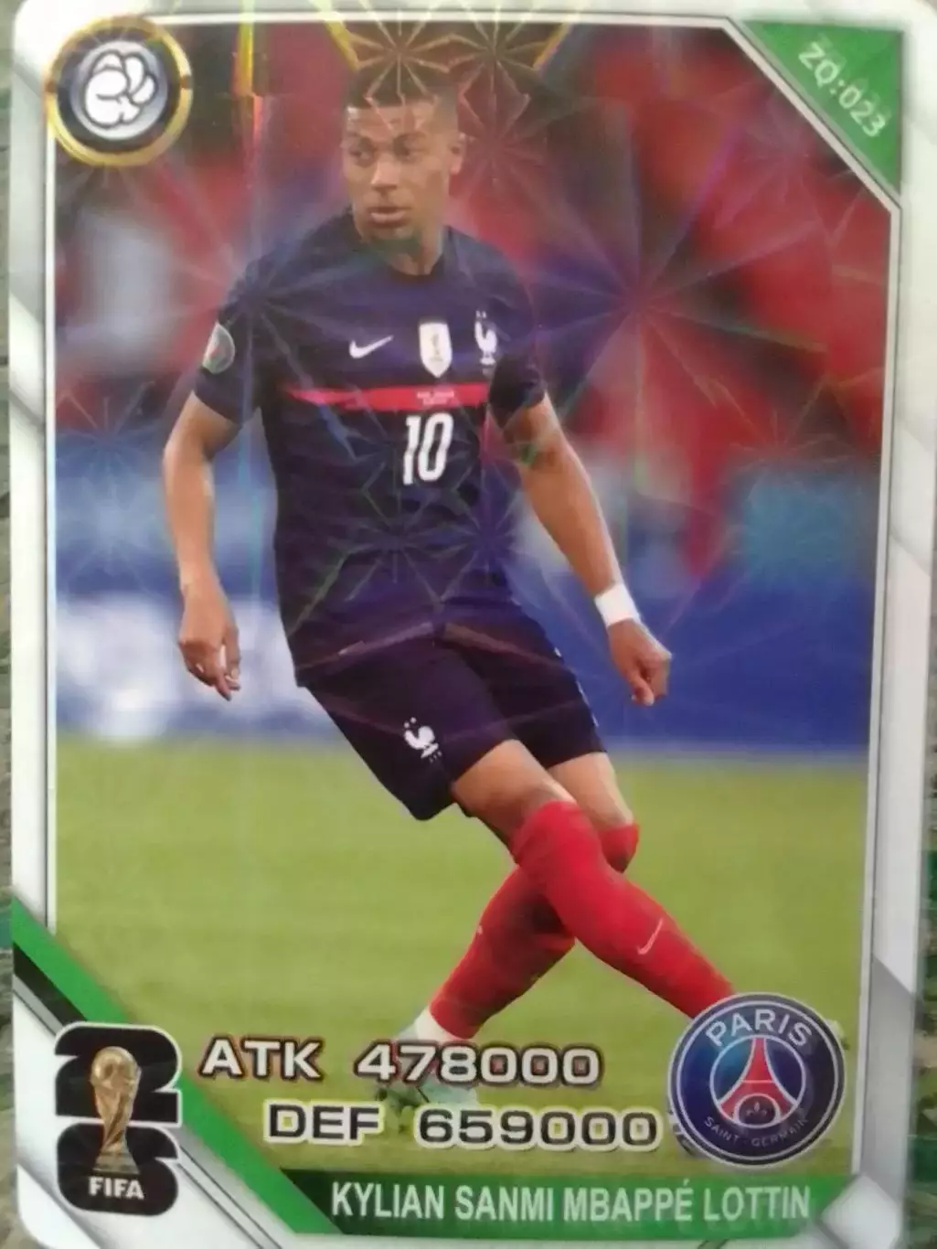 Карточка - Kylian MBAPPE. Килиан МБАППЕ - PSG. Франция. Оптом скидки до 30%