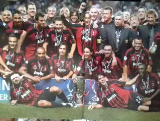 МИЛАН./ ЛЧ 2007-08 Постер двохсторонній (28.5 х 41 см). Оптом скидки до 30%!