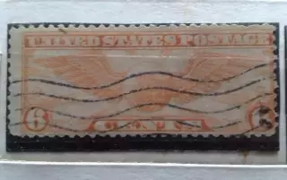US Postage.1934 Avia № 19. Winget Globe. оранж.-6 c.(гаш.) Оптом скидки до 48%!