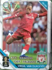 Карточка Virgil Van DIJK. Ван ДЮК - Голландия, Ливерпуль. Оптом скидки до 30%!