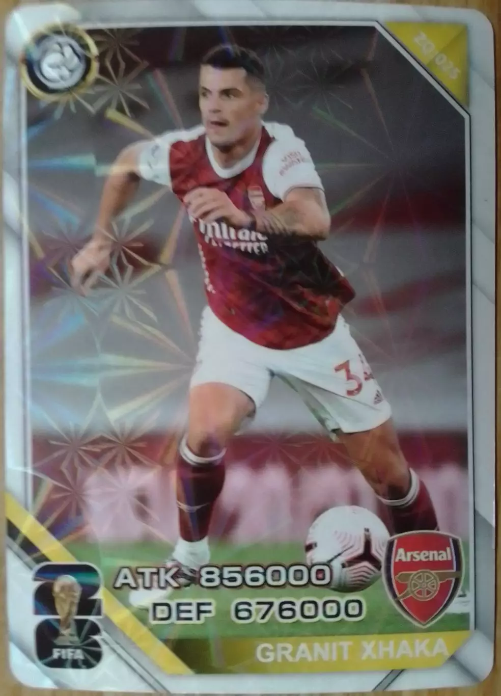 Карточка FIFA 26 - Granit XHAKA. Гранит ХАКА. Ливерпуль. Оптом скидки до 30%!