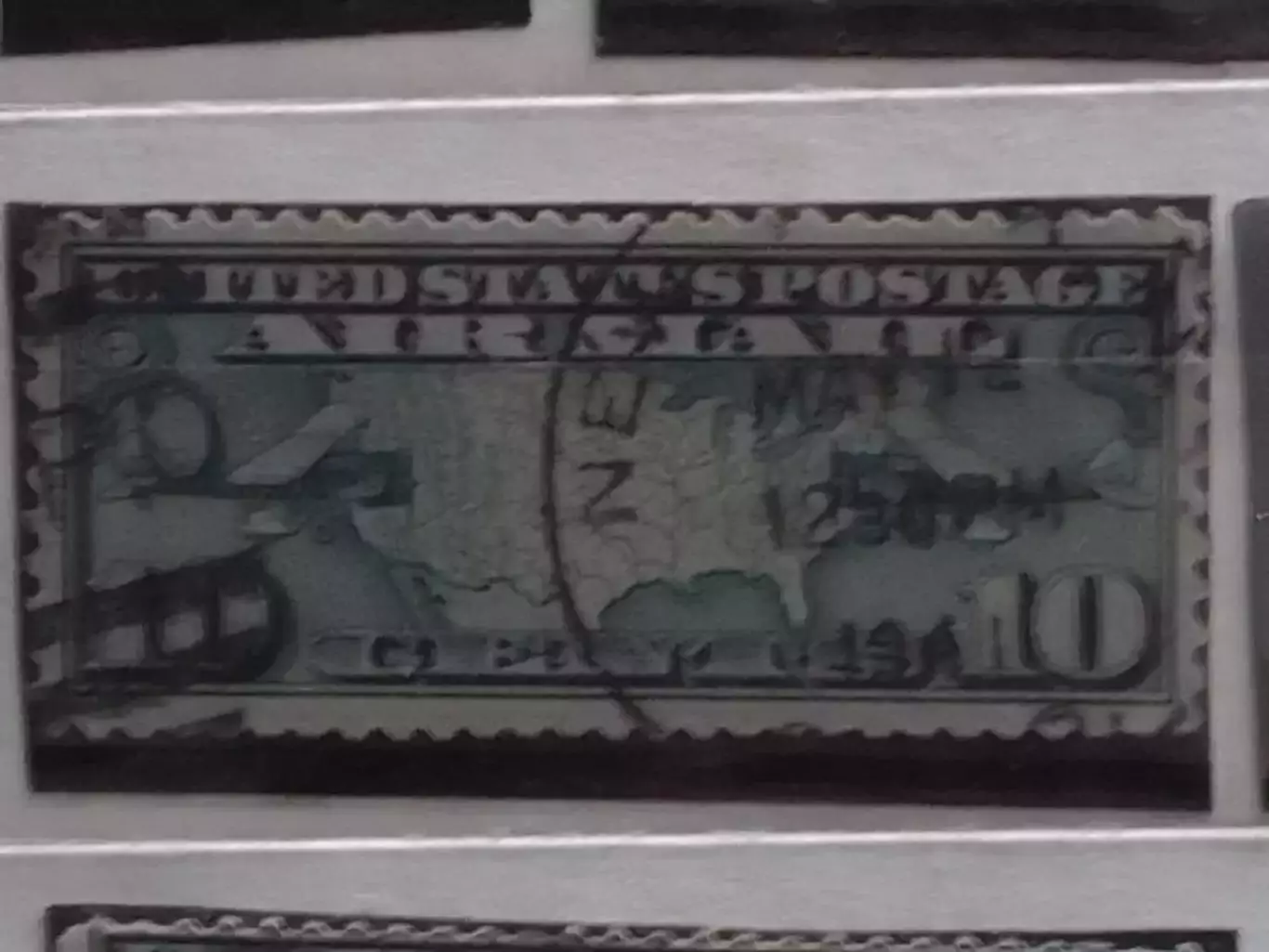 US Postage.1926 Avia № 7. Два планера. синий.- 10 c. Оптом скидки до 48%!