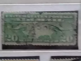 US Postage.1926 Avia № 9. Два планера. зелен.- 20 c.(гашен) Оптом скидки до 48%!