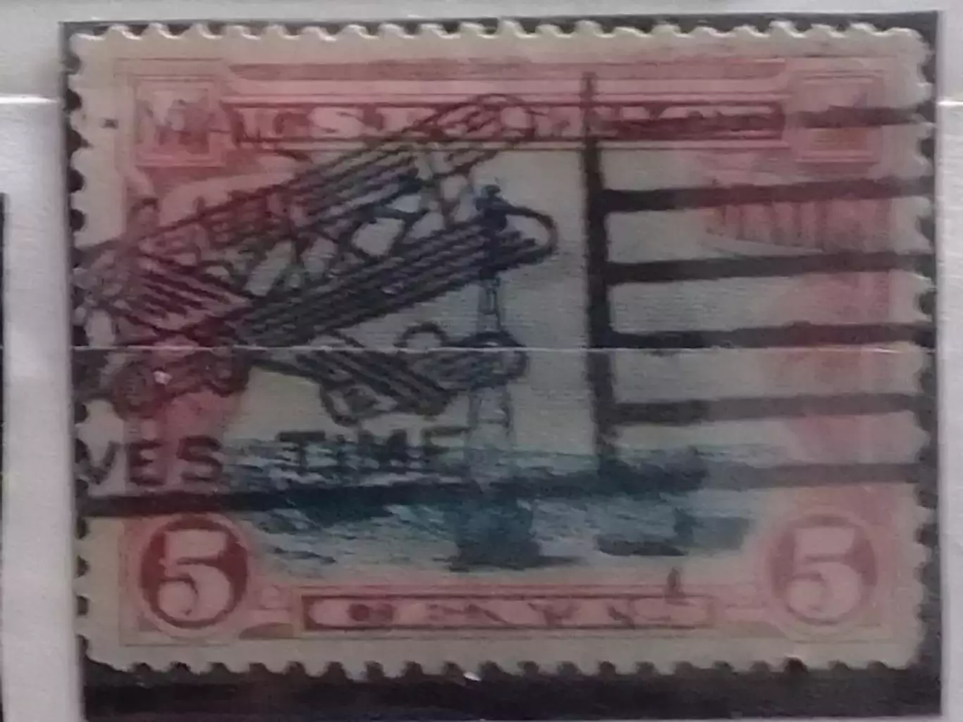 US Postage.1928 Avia № 11 Beagon On Rock. красн- 5 c.(гаш.) Оптом скидки до 48%!
