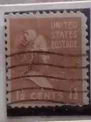 US Postage.1938 г. №626. коричн.-1.5 цент.( гашеная.) Оптом скидки 48%!