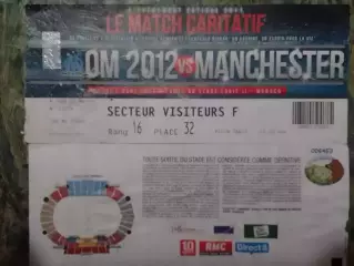 ОМ ОЛИМПИК МАРСЕЛЬ - MANCHESTER UNITED. МАНЧЕСТЕР 30.07.2011. Оптом скидки 30%
