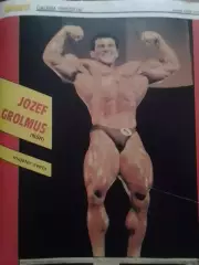 Постер.Культуристика Jozef GROLMUS -чемпион мира..28х31 см. Оптом скидки 30%!