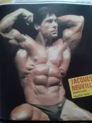 Постер.Культуристика Jacques NEUVILE -чемпион мира..28х31 см. Оптом скидки 30%