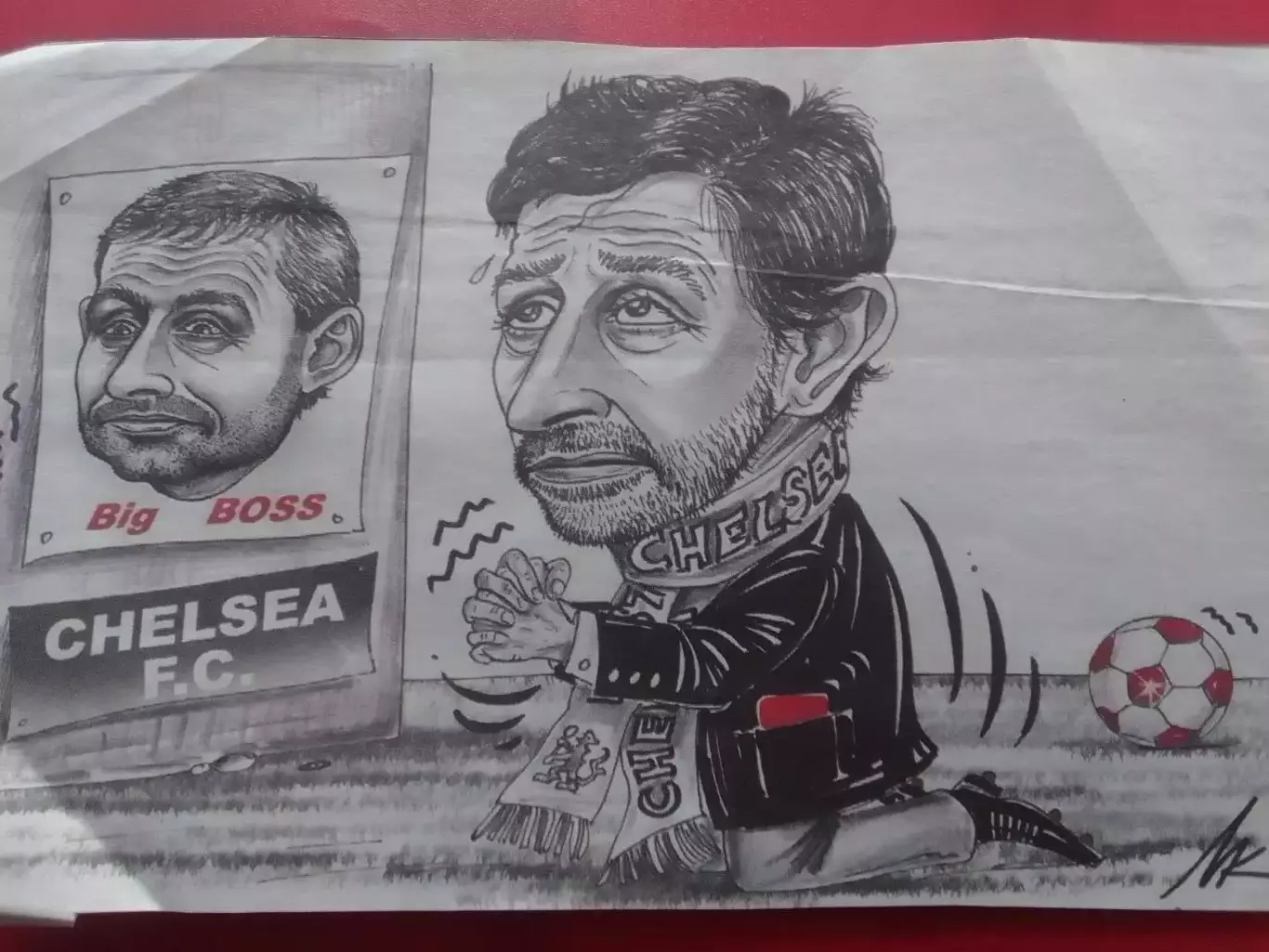 Дружеский шарж Каха КАЛАДЗЕ 13 Х 21 см. Оптом скидки до 30%.