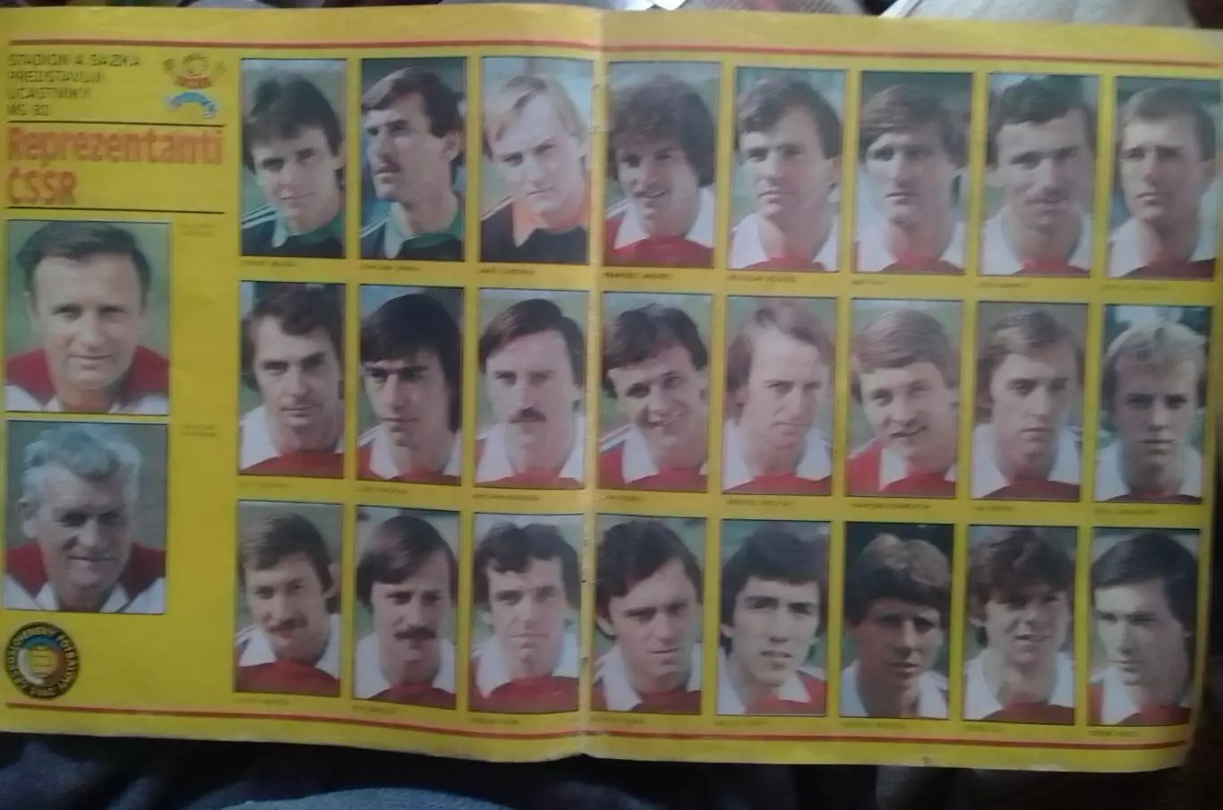 ЧССР-чм 1982/ Лучшие бомбардирьі прошльіх ЧМ.( 32 Х 55 см.) Оптом скидки до 30%!