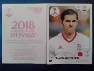 Наклейка Паннини. Pejman MONTAZERI. Иран, Іран. ЧМ 2018. Оптом скидки 30%