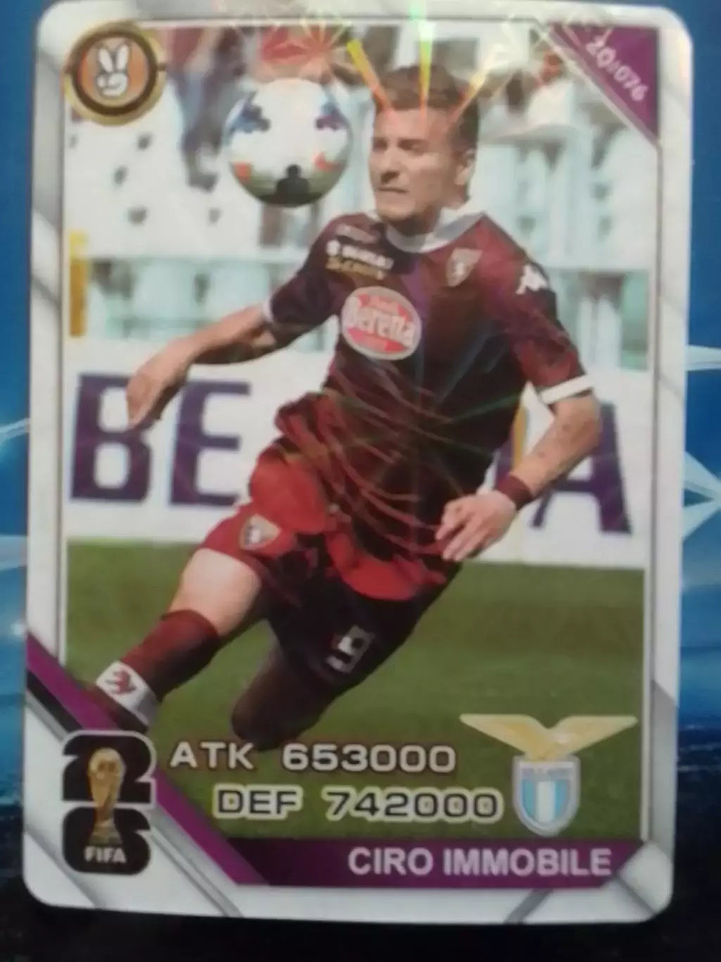 Карточка FIFA 26 - Ciro IMMOBILE, Киро ИММОБИЛЕ. Лацио, Италия, Оптом скидки 30%