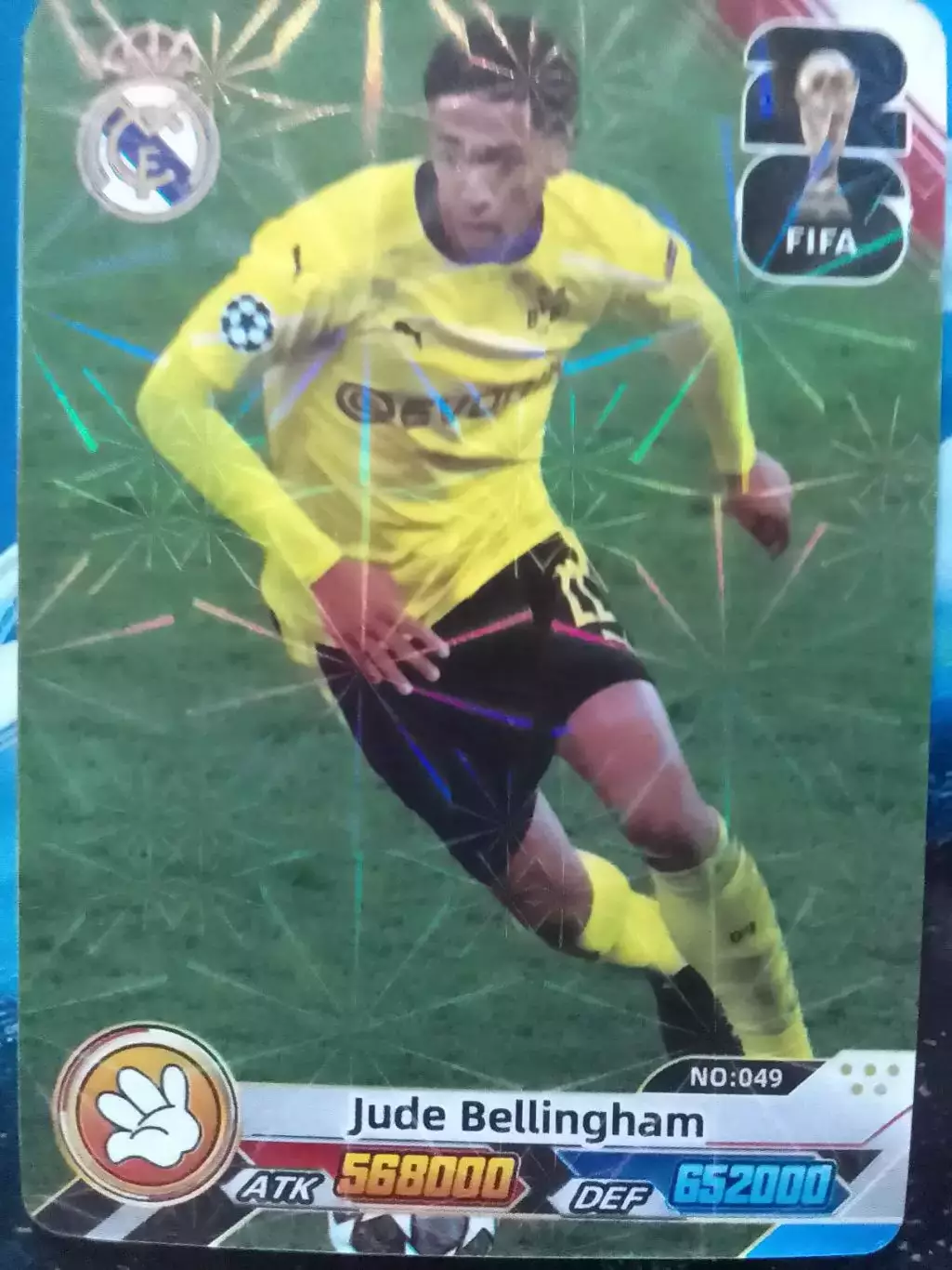 Карточка FIFA 2026 - Jude BELLINGHAM. РЕАЛ Мадрид, Англия.. Оптом скидки 30%