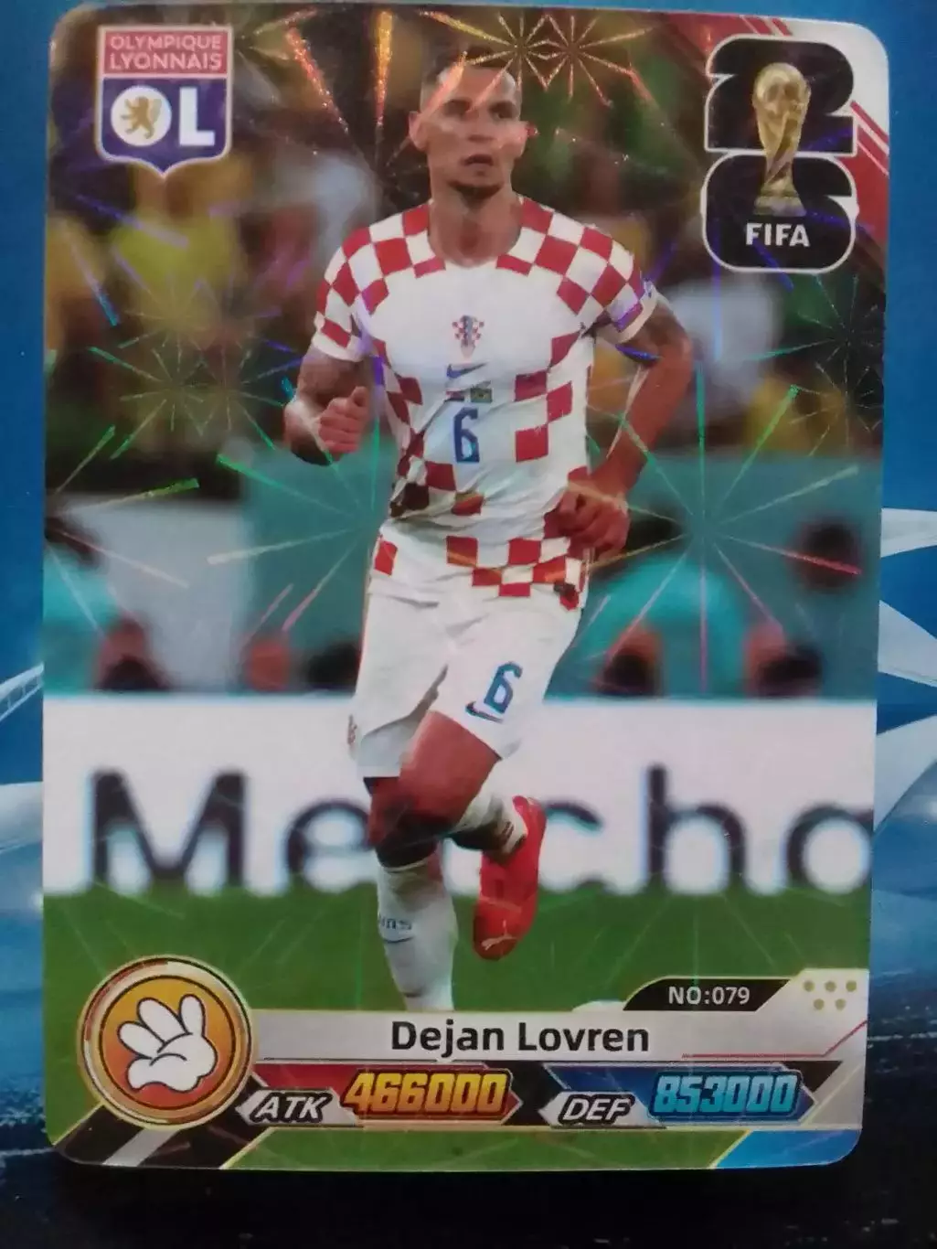Карточка FIFA 2026- Dejan LOVREN, Олимпик Лион, Хорватия. Оптом скидки 30%