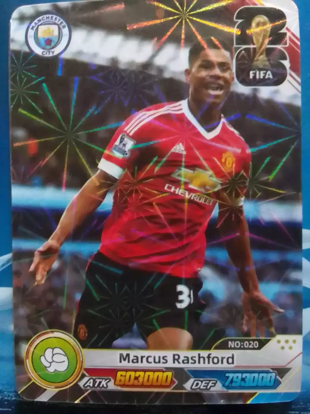 Карточка FIFA 26 - Marcus RASHFORD, Маркус РАШФОРД. Англ. МC Оптом скидки до 30%