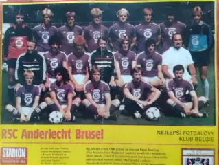 RSC ANDERLECHT АНДЕРЛЕХТ Брюссель (Бельг) (28.5х25 см) Stadion Оптом скидки 30%!