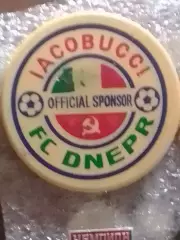Футбольн. значок.FC DNEPR. IACOBUCCI. ДНЕПР Днепропетровск. Оптом скидки до 30%!