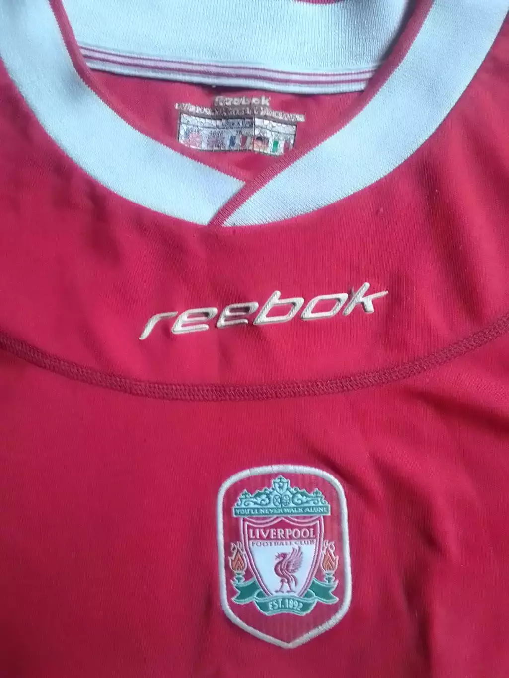 Домашня форма LIVERPOOL. ЛИВЕРПУЛЬ фирмы Reebok 1996-2006. Оптом скидка до 30%! 4