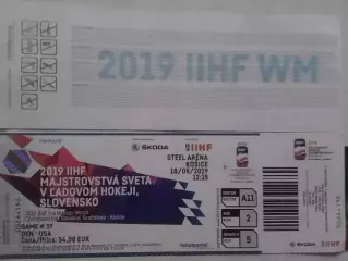 ЧМ по Хоккею в Словакии. DEN/ ДАНИЯ - USA/ США 18.05.2019. Оптом скидки до 30%!